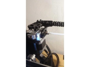 bulldog extruder cable clip 3d printer parts management creality ender 3 3d print model - Mito3D