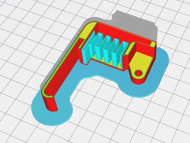 cr-10s pro conducto del ventilador optimizado Impresora 3d de las piezas 3D print model - Mito3D