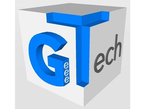 geeetech logo contest art 3d print model - Mito3D