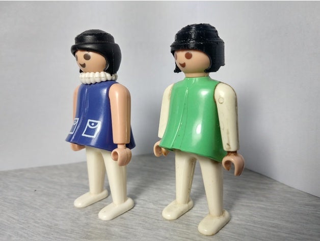 playmobil cheveux des femmes jouets & accessoires de jeux 3D print model - Mito3D