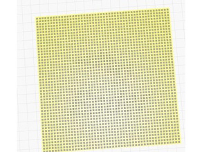 punto croce maglia - 151x151mm chrochet mesh 3d print model - Mito3D