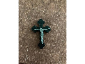 crucifix croix bijoux 3d print model - Mito3D