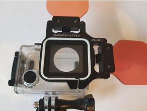 gitup git3 adaptör saçılım flip4 kamera 3d print model - Mito3D