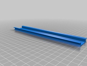 l'aluminium rail din de l'électronique 3d print model - Mito3D