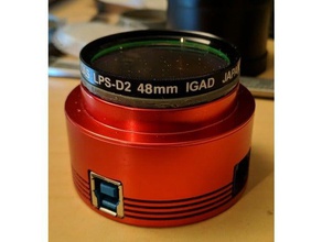 la astrofotografía adaptador t2 rosca m42 2inches de 50,8 mm 48 filtro dslr apoyo hobby 2inch De 2 pulgadas 42mm 508 el cámara réflex digital soporte del m48 t hilo 3d print model - Mito3D
