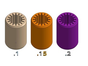 plastic linear bearing - 12mm 3d printer parts bearings bushing motion 3d print model - Mito3D