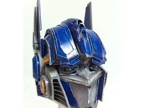 optimus prime helmet costume head robot transformers 3d print model - Mito3D