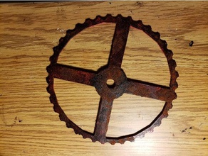 bicycle sprocket costume 3d print model - Mito3D