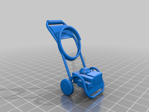 pressure washer 3d printing furniture home cleaner house minatures miniature outdoor small tiny 3d print model - Mito3D