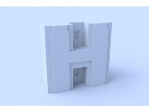 pumapunku h block di apprendimento 3d print model - Mito3D