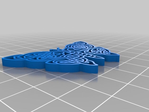 pingente de borboleta jóias 3D print model - Mito3D
