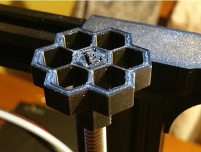upper knob lead screw t8 z-axis - primary ender 3 3d printer accessories leadscrew 3d print model - Mito3D