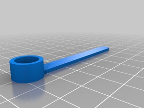 my customized parametric cylindrical measuring spoon kitchen & dining 3d print model - Mito3D