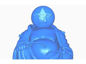 buddha fossil fuels retro collection sculptures gas pump remix 3d print model - Mito3D