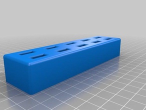 flashdrive holder 10 count electronics organizer usb 3d print model - Mito3D