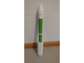 delta ii 7925 vehículos boeing el cohete espacio la nave espacial ula 3d print model - Mito3D