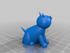 kitten 3d printing cat kittens 3d print model - Mito3D