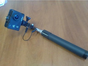 mount eylem kamera selfie sopa görüntüler uyumlu aksiyon yüksek 3d print model - Mito3D