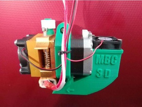 mk8 extruder part cooling 30mm fan mount 3d printer extruders 3d print model - Mito3D