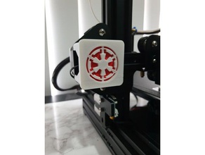 ender 3 eixo x capa - edição imperial venegade Impressora 3d de peças 1º do projeto creality star wars 3d print model - Mito3D