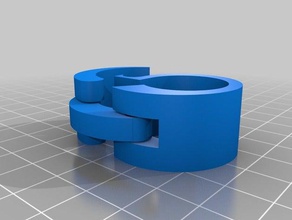 my customized autoconnect - cam pipe clamp mechanical toys 3d print model - Mito3D
