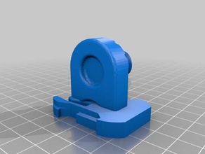 articulating lamp gopro mount parts 3d print model - Mito3D