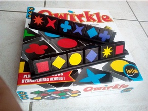 qwirkle Fliesen-Halter deluxe Spiele Brettspiel Spiel-token stand tile token token-Halter 3d print model - Mito3D