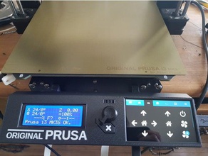 prusa mk3 lcd cover 4 inch hyperpixel touchscreen 3d printing mmu octopi i3 3d print model - Mito3D