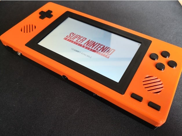 simplyretro fotoğraflarının çekiminde video oyunları öykünme emulationstation emülatörü el taşınabilir oyun cihazı mmu2 retrogaming retropie retro arcade oyunu 3D print model - Mito3D