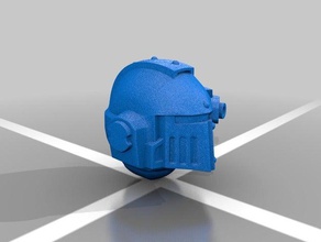 depressed siege smith helmet models 3d print model - Mito3D