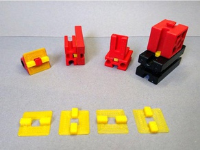 fischertechnik rondelle lâche rainures jouets de construction 3d print model - Mito3D