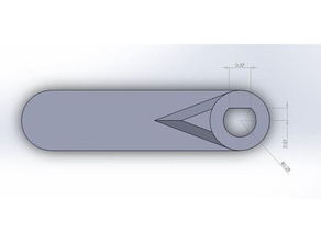 ryobi drill press crank handle parts 3d print model - Mito3D