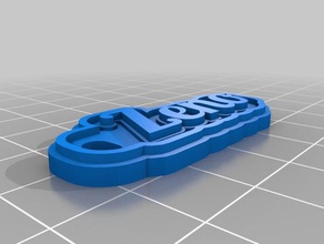 zeno renk Anahtarlık özelleştirilmiş 3d print model - Mito3D