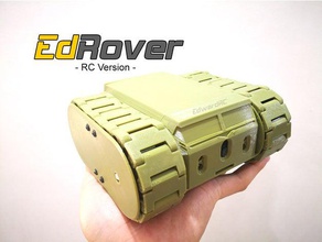 edrover - mini rc tank rover r c vehicles car 3d print model - Mito3D