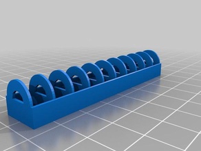 Batterie-Halter - geändert Löcher Container 3d print model - Mito3D