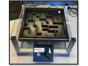 joystick labirinto jogo de arduino controlada brinquedos & games bola iot ca quebra-cabeça 3d print model - Mito3D