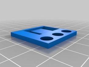 14x20 klip&blok düğmesi 3d print model - Mito3D