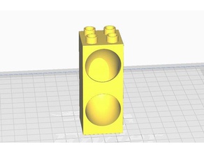 duplo Marmor Bau-Spielzeug 3d print model - Mito3D