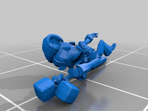 brawl stars rockabilly mortis games 3D print model - Mito3D