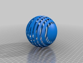 spiral sphere toys & games 3d print model - Mito3D