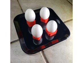 egg holder display decor 3d print model - Mito3D