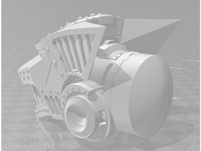 warlord titan wolf-head-adapter stroganoffs hobby 3d print model - Mito3D