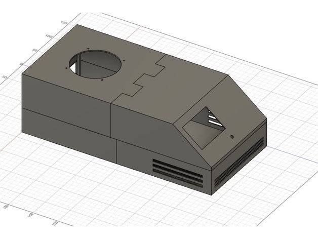 3d yazıcı elektronik kasa yazıcılar kutusu durum rampalar ahududu durumda raspberry pi 3D print model - Mito3D