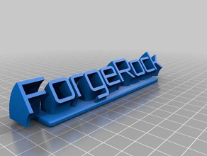 forgerock office customized 3d print model - Mito3D