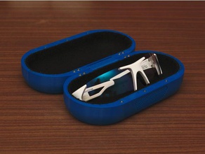 free glasses case 3d print model - Mito3D