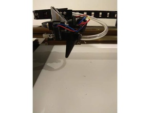 k40 air assist - side inlet parts 3d print model - Mito3D