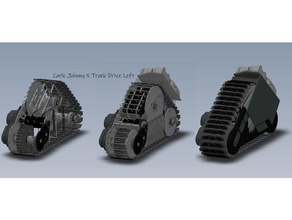 carlz johnny 5 track drive left robotics carl johny 3d print model - Mito3D