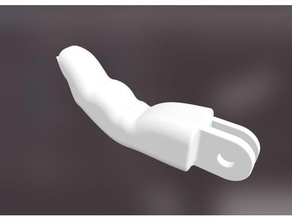 finger zurück scratcher gopro mount hand-Werkzeuge back 3d print model - Mito3D