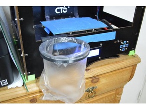 ctc trashbin 3d printer accessories can trash 3d print model - Mito3D