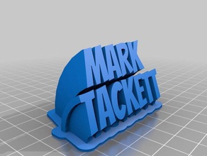 tackett office customized 3d print model - Mito3D